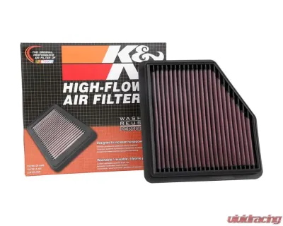 K&N Replacement Air Filter for Nissan Altima 2019-2021 2.0L 4-Cyl Washable Panel Filter - 33-5094