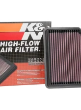K&N Replacement Air Filter for Nissan Altima 2019-2021, 2.5L 4-Cyl, Washable Cotton Panel                                     - 33-5095 - Image 4
