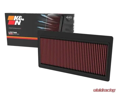 K&N Replacement Air Filter 33-5117 for Acura MDX 2022-2025 & Honda Pilot 2023-2024 - 33-5117