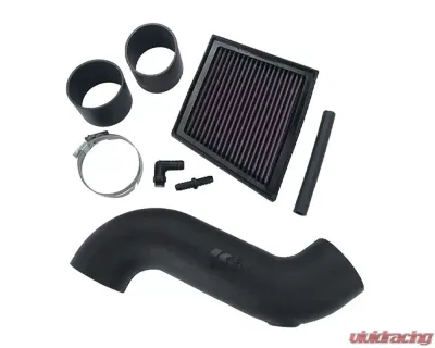 K&N Performance Air Intake System for Ford Fiesta 1.6L 2014-2017, Black HDPE Tube - 57-0690