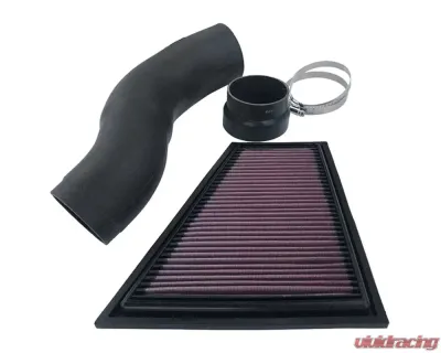 K&N Performance Air Intake System for Ford Fiesta 1.6L 2014-2017, Black HDPE Tube - 57-0690