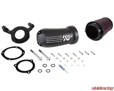 K&N Performance Air Intake System for Harley Davidson Touring, Softail, 2008-2016, Red Filter - 57-1134