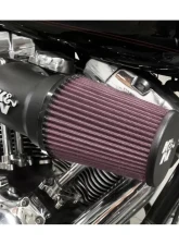 K&N Performance Air Intake System for Harley Davidson Touring, Softail, Twin-Cam, 2001-2017, Red                                     - 57-1137 - Image 3