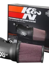 K&N Performance Air Intake System for Harley Davidson Touring, Softail, Twin-Cam, 2001-2017, Red                                     - 57-1137 - Image 5