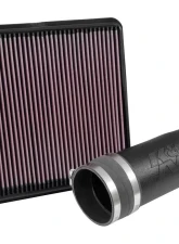 K&N Performance Air Intake System for Toyota Land Cruiser 2016-2019 5.7L V8, Red Filter                                     - 57-9040 - Image 5