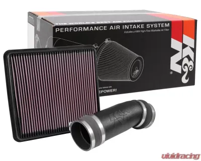 K&N Performance Air Intake System for Toyota Land Cruiser 2016-2019 5.7L V8, Red Filter - 57-9040