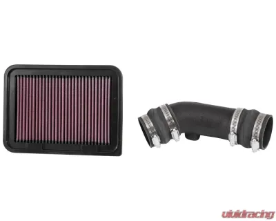 K&N Performance Air Intake System 57-9041 for Scion iM 2016, Toyota Corolla 2017-2019, Red Filter - 57-9041