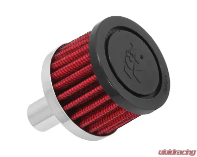 K&N Crankcase Vent Filter 62-1020 for Classic Carbureted Engines, 5/8" Zinc Tube, Synthetic Media - 62-1020