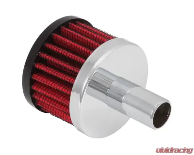 K&N Crankcase Vent Filter 62-1020 for Classic Carbureted Engines, 5/8" Zinc Tube, Synthetic Media - 62-1020