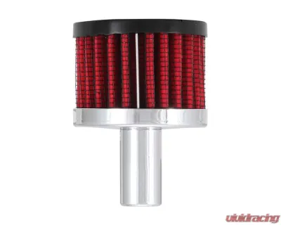 K&N Crankcase Vent Filter 62-1020 for Classic Carbureted Engines, 5/8" Zinc Tube, Synthetic Media - 62-1020