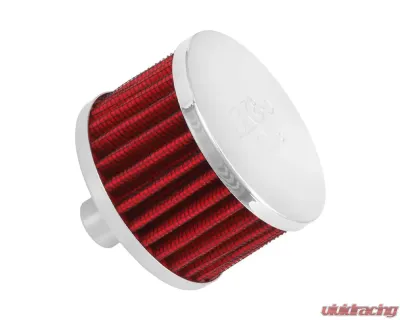 K&N Crankcase Vent Filter 62-1160, Chrome-Plated Steel, 3/4" Diameter for Racing Applications - 62-1160