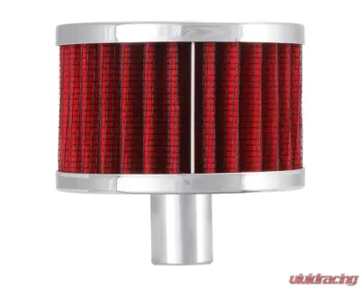 K&N Crankcase Vent Filter 62-1160, Chrome-Plated Steel, 3/4" Diameter for Racing Applications - 62-1160