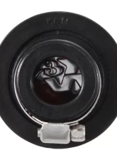 K&N Crankcase Vent Air Filter 62-1360 Rubber Base Chrome Top 0.75 in Diameter                                     - 62-1360 - Image 2