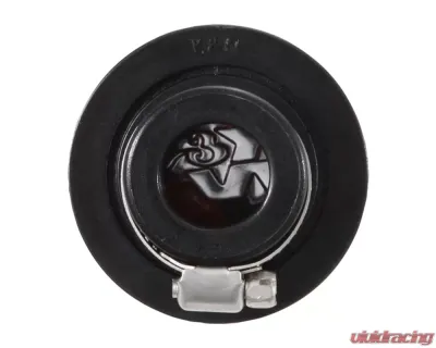 K&N Crankcase Vent Air Filter 62-1360 Rubber Base Chrome Top 0.75 in Diameter - 62-1360