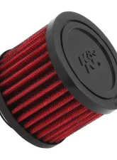 K&N Vent Air Filter 62-1410 for Racing, Classic Cars, 2-3/8" Tall, Black Rubber Base                                     - 62-1410 - Image 4