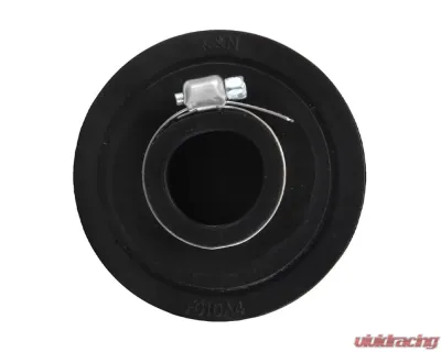 K&N Vent Air Filter 62-1410 for Racing, Classic Cars, 2-3/8" Tall, Black Rubber Base - 62-1410