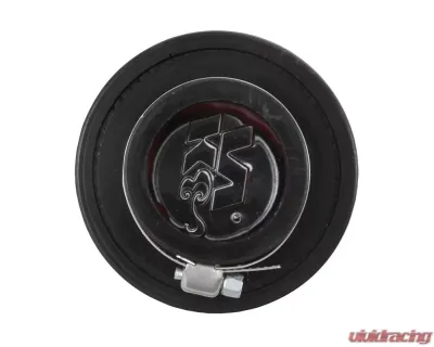 K&N Crankcase Vent Filter 62-1460 Rubber Base Chrome Top 1.5" Flange for Racing Applications - 62-1460