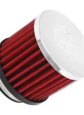 K&N Vent Air Filter 62-1480 for Classic Carbureted Engines, 1.75 in Flange, Chrome Top                                     - 62-1480 - Image 4