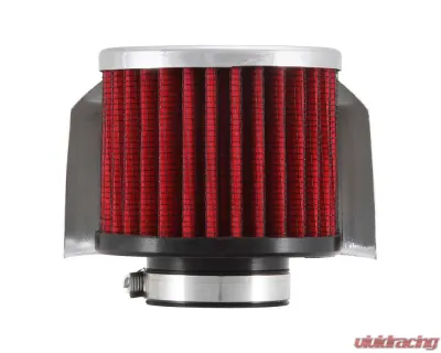 K&N Vent Air Filter 62-1513, Chrome Top Rubber Base Crankcase Vent Filter, 1.375" ID - 62-1513
