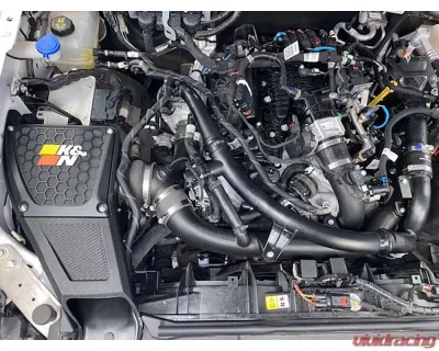 K&N Performance Air Intake System for Ford Bronco 2.7L V6 2021-2024, HDPE Design, Red Filter - 63-2619