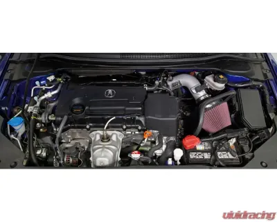 K&N Performance Air Intake System for Acura ILX 2016-2019, Aluminum Tube, Red Filter - 69-1503TS