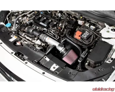 K&N Performance Air Intake System for Honda Accord 2018-2020 1.5L 4-Cyl, Silver Finish - 69-1507TS