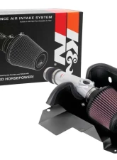 K&N Performance Air Intake System for Honda Accord 2018-2020 1.5L 4-Cyl, Silver Finish                                     - 69-1507TS - Image 6