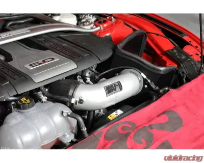 K&N Performance Air Intake System for Ford 5.0L V8 Mustang 2015-2023, Polished Aluminum - 69-3540TP