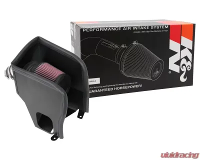 K&N Performance Air Intake System for Hyundai Veloster 2019-2020 2.0L 4-Cyl, Silver - 69-5325TS