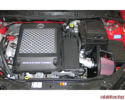K&N Performance Air Intake System for Mazda 3 2007-2009 2.3L 4-Cyl, Silver Aluminum - 69-6011TS
