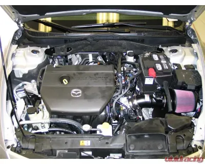 K&N Performance Air Intake System for Mazda 6 2009-2013, Cold Air, Aluminum Tube, Red Filter - 69-6028TTK