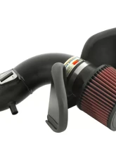 K&N Performance Air Intake System for Nissan Sentra 2007-2012 2.5L 4-Cyl, Black Aluminum                                     - 69-7001TTK - Image 2