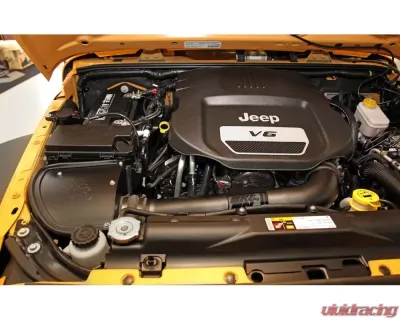 K&N Performance Air Intake System Jeep Wrangler 2012-2017 3.6L V6 - 71-1566
