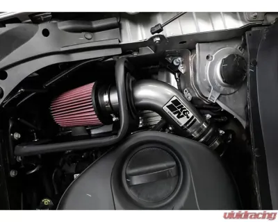 K&N 77-1585KC Performance Air Intake System for Jeep Cherokee 2019-2022, Aluminum, Red Filter - 77-1585KC