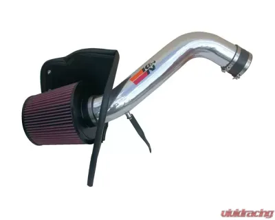 K&N Performance Air Intake System 77-3034KP for GMC Sierra 2500/3500 2001-2004, Aluminum, Red Filter - 77-3034KP