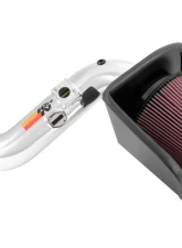 K&N Performance Air Intake System for GMC Sierra 2500/3500 HD 2011-2014, Aluminum, Red Filter                                     - 77-3077KP - Image 5