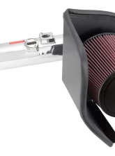 K&N Performance Air Intake System for GMC Sierra 2500/3500 HD 2011-2014, Aluminum, Red Filter                                     - 77-3077KP - Image 2