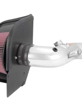 K&N Performance Air Intake System for GMC Sierra 2500/3500 HD 2011-2014, Aluminum, Red Filter                                     - 77-3077KP - Image 4