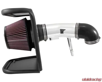K&N Performance Air Intake System 77-3089KP for GMC Canyon 2015-2021, Aluminum, Red Filter - 77-3089KP