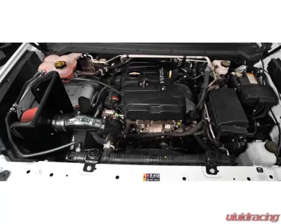 K&N Performance Air Intake System 77-3089KP for GMC Canyon 2015-2021, Aluminum, Red Filter - 77-3089KP