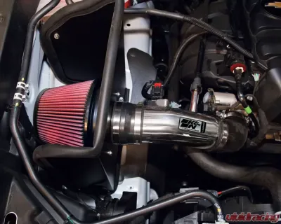 K&N Performance Air Intake System 77-3089KP for GMC Canyon 2015-2021, Aluminum, Red Filter - 77-3089KP