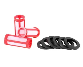 K&N Replacement Fuel Filter Element Kit for 81-0300 - 3 Filters, 6 O-Rings, Nylon Material