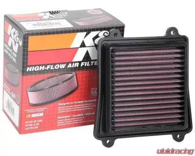 K&N Replacement Air Filter BA-3717 for Bajaj Dominar 400 (2017) - High-Performance Cotton Gauze - BA-3717