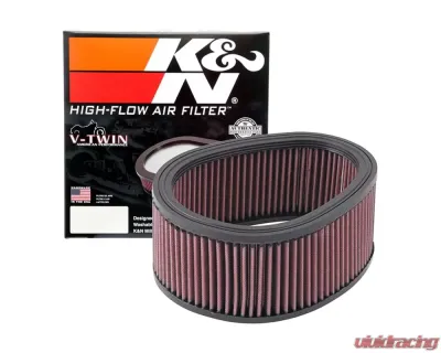 K&N Replacement Air Filter BU-9003 for Buell XB12R, XB9R, Lightning, Ulysses, Cotton Gauze - BU-9003