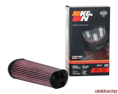 K&N Replacement Air Filter E-0641, Washable Cotton Gauze, 9.188 in Height, High-Flow Performance - E-0641