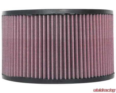 K&N Round Air Filter E-3650 - Washable Cotton Gauze, 9 in Outside Diameter, High-Flow Performance - E-3650