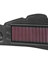 K&N Replacement Air Filter HA-1513 for Motorcycles, Cotton Gauze, 1 in Height, Washable                                     - HA-1513 - Image 3