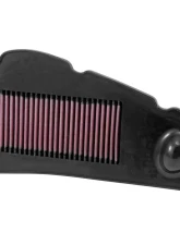 K&N Replacement Air Filter HA-1513 for Motorcycles, Cotton Gauze, 1 in Height, Washable                                     - HA-1513 - Image 2