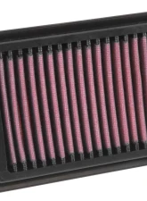 K&N Replacement Air Filter for Honda CMX300, CMX500, CRF250L, Cotton Gauze, Panel Shape                                     - HA-2513 - Image 2