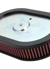 K&N Replacement Air Filter HD-0910 for Harley Davidson 2010-2017 CVO Models, Cotton Gauze, Oval                                     - HD-0910 - Image 2